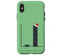 Gráfico de Barras de villancicos de Navidad - Divertidas Vacaciones Nerd de matemáticas Carcasa para iPhone X/XS