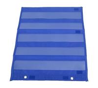 Gráfico de bolsillo de clase magnética, herramienta de aprendizaje gráfica de bolsillo de nailon, subsidios educativos versátiles para presentaciones de clase para estudiantes (azul)