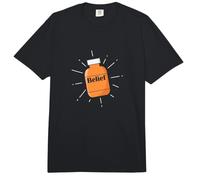 Gráfico de Botella de Placebo Belief Comfort Colors Adult Heavyweight T-Shirt
