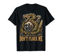 Gráfico de cámara Don't Flock Me Privacy Freedom Snake Camiseta