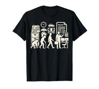 Gráfico de Carrera de Asesor de Seguros Evolution Agente de Seguros Camiseta