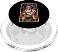 Gráfico de Cartas del Tarot del Calavera del Luchador PopSockets PopGrip para MagSafe
