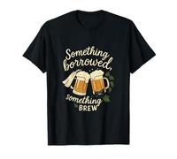 Gráfico de Cerveza Something Borrowed Something Brew Camiseta