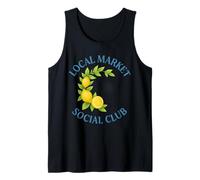 Gráfico de cítricos de limón del Mercado Local Camiseta sin Mangas