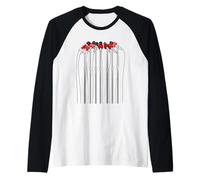 Gráfico de Color Rojo You Know I Speak Up Red Camiseta Manga Raglan