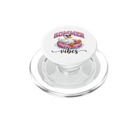 Gráfico de Color Rosa con diseño de Bonito Estampado Summer Vibes Cool Duck Shades PopSockets PopGrip para MagSafe