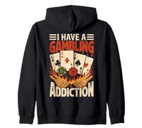 Gráfico de concienciación sobre la adicción al Juego Sudadera con Capucha