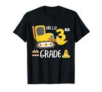 Gráfico de construcción de Regreso a Clases de 3er Grado de Excavadora Camiseta