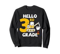 Gráfico de construcción de Regreso a Clases de 3er Grado de Excavadora Sudadera