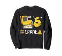 Gráfico de construcción de Regreso a Clases de 5to Grado de Excavadora Sudadera