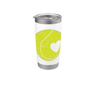 Gráfico de corte de corazón de Vaso térmico de acero inoxidable de doble pared