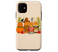 Gráfico de Cosecha de otoño de Gato atigrado Acción Carcasa para iPhone 11
