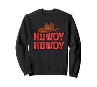 Gráfico de Cowboy Cowgirl Country Vintage Western Howdy Sudadera