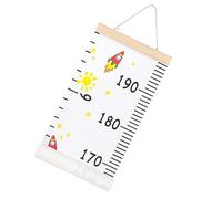 Gráfico de crecimiento de altura del bebé, gráfico de pared extraíble para niños, rastreador de crecimiento reutilizable con cordón decorativo para herramienta de crianza, hogar, familia, hogar, sala