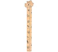 Gráfico de crecimiento de altura del bebé - Regla de medición | Regla de lienzo extraíble y pared de madera - Altura de la tabla de crecimiento para niños | Madera de extraíble - Decoración de la