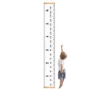 Gráfico de crecimiento de altura del bebé | Tabla de pared móvil para niños, rastreador de crecimiento reutilizable con cordón decorativo para herramienta de crianza del hogar, familia, hogar, sala de