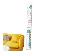 Gráfico De Crecimiento Infantil, Regla Del Gráfico De Altura De Lienzo De Flores, Medición De Altura De La Pared 59 X 7.9 Pulgadas Diseño Extraíble Y Reutilizable/fácil De Instalar Y Mantener Para La