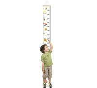 Gráfico De Crecimiento Infantil, Regla Del Gráfico De Altura De Lienzo De Flores, Medición De Altura De La Pared 59 X 7.9 Pulgadas Diseño Extraíble Y Reutilizable/fácil De Instalar Y Mantener Para La