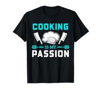Gráfico de Cuchilla de Cocina Chef Cooking Is My Passion Camiseta