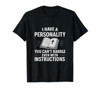 Gráfico de declaración audaz: Personalidad que no puedes manejar Camiseta
