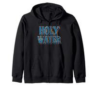Gráfico de declaración de Agua bendita Sudadera con Capucha