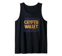Gráfico de declaración de criptomonedas para entusiastas de Blockchain Camiseta sin Mangas