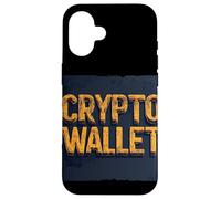 Gráfico de declaración de criptomonedas para entusiastas de Blockchain Carcasa para iPhone 16