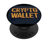 Gráfico de declaración de criptomonedas para entusiastas de Blockchain PopSockets PopGrip Adhesivo