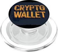 Gráfico de declaración de criptomonedas para entusiastas de Blockchain PopSockets PopGrip para MagSafe