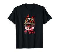 Gráfico de desintoxicación Digital Angry Cat Notificaciones de Silencio Camiseta