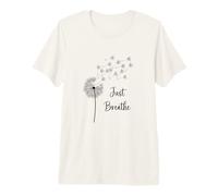 Gráfico de Diente de león Just Breathe Wildflower Make a Wish Camiseta Premium