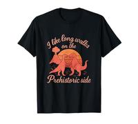 Gráfico de Dinosaurio I Like Long Walks On The Prehistoric Side Camiseta