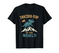 Gráfico de Dinosaurios Tricera-Top of The World Camiseta