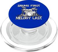 Gráfico de Drums First Melody Last Music Lover PopSockets PopGrip para MagSafe
