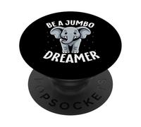 Gráfico de Elefante Be A Jumbo Dreamer Lindo Elefante PopSockets PopGrip Adhesivo