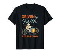 Gráfico de Entrenamiento de Gimnasio dirigido por Faith Christian Camiseta