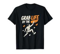 Gráfico de escalada Grab Life By The Holds Camiseta