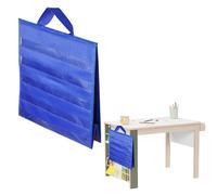 Gráfico de Escritorio de Bolsillo: Mini organigrama para Grupos pequeños | Soporte con 10 Bolsillos para Actividades Educativas, Reuniones, Estudio y Planificación en Casa, Escuela u Oficina