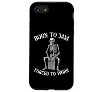 Gráfico de esqueleto Cajón Born To Jam para jugador de Kachon Carcasa para iPhone SE (2020) / 7 / 8