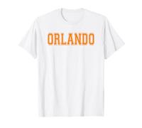 Gráfico de Estilo atlético con Letras Deportivas del Equipo Universitario de Orlando Camiseta
