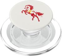 Gráfico de Estrella Ecuestre Occidental de Red Fire Horse PopSockets PopGrip para MagSafe