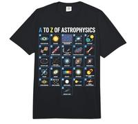 Gráfico de Estudio de Conceptos de Ciencia Espacial de astrofísica de la A a la Z Comfort Colors Adult Heavyweight T-Shirt