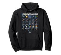 Gráfico de Estudio de Conceptos de Ciencia Espacial de astrofísica de la A a la Z Sudadera con Capucha