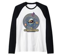 Gráfico de Explorador galáctico Astronauta Aventurero cósmico Camiseta Manga Raglan