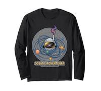 Gráfico de Explorador galáctico Astronauta Aventurero cósmico Manga Larga