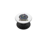 Gráfico de Explorador galáctico Astronauta Aventurero cósmico PopSockets PopGrip Adhesivo
