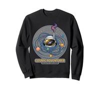 Gráfico de Explorador galáctico Astronauta Aventurero cósmico Sudadera