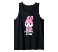Gráfico de Fideos Kawaii de Ramen Club Cute Bunny Ramen Lover Camiseta sin Mangas