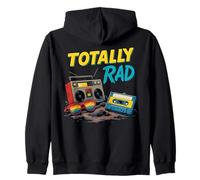 Gráfico de fiesta de la vieja escuela Totally Rad Bold Sudadera con Capucha