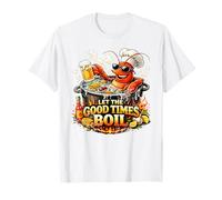 Gráfico de Fiesta Let The Good Times Boil Crawfish Boil Camiseta